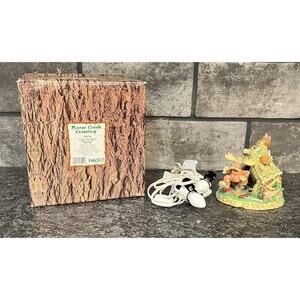 Enesco Moose Creek Crossing “Time to Vam-Moose” 1996 Nightlight #260746